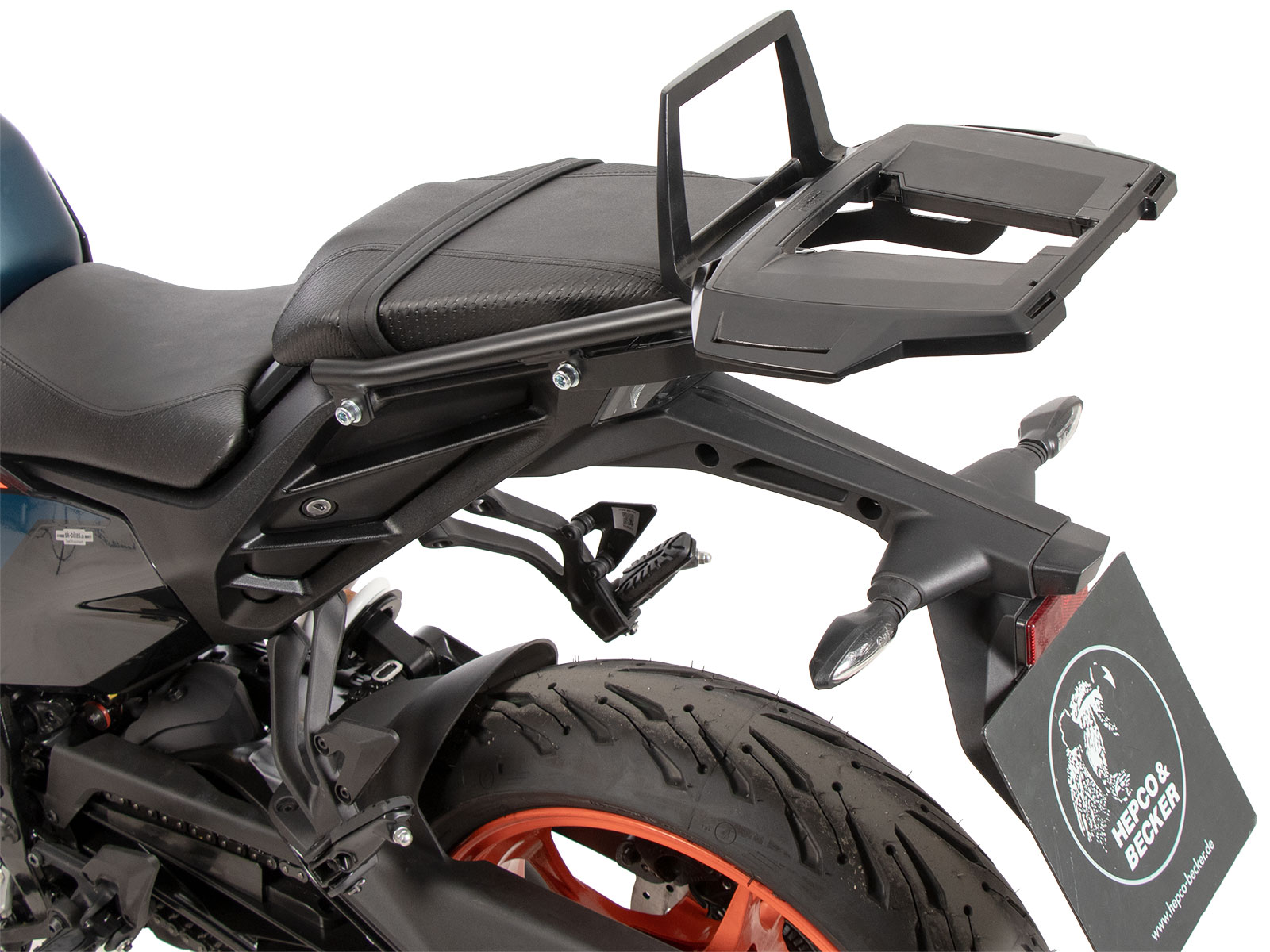 Alurack Topcaseträger schwarz für KTM 125 Duke (2024-)