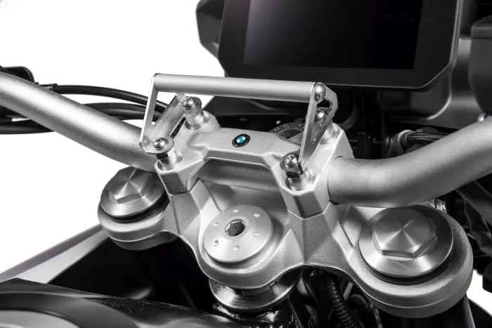 GPS-Anbauadapter auf Lenkerklemmung BMW F900GS/ Adventure, F850GS/ Adventure, F800GS (2024-), F750GS GPS-Anbauadapter auf Lenkerklemmung BMW F900GS/ Adventure, F850GS/ Adventure, F800GS (2024-), F750GS