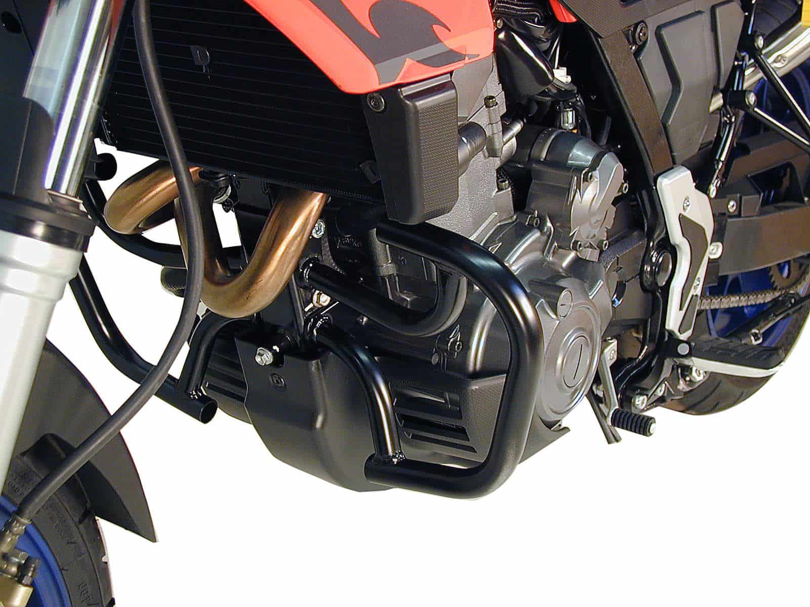 Motorschutzbügel schwarz für Aprilia Pegaso 650 Strada/Trail 650 (2005-2009)