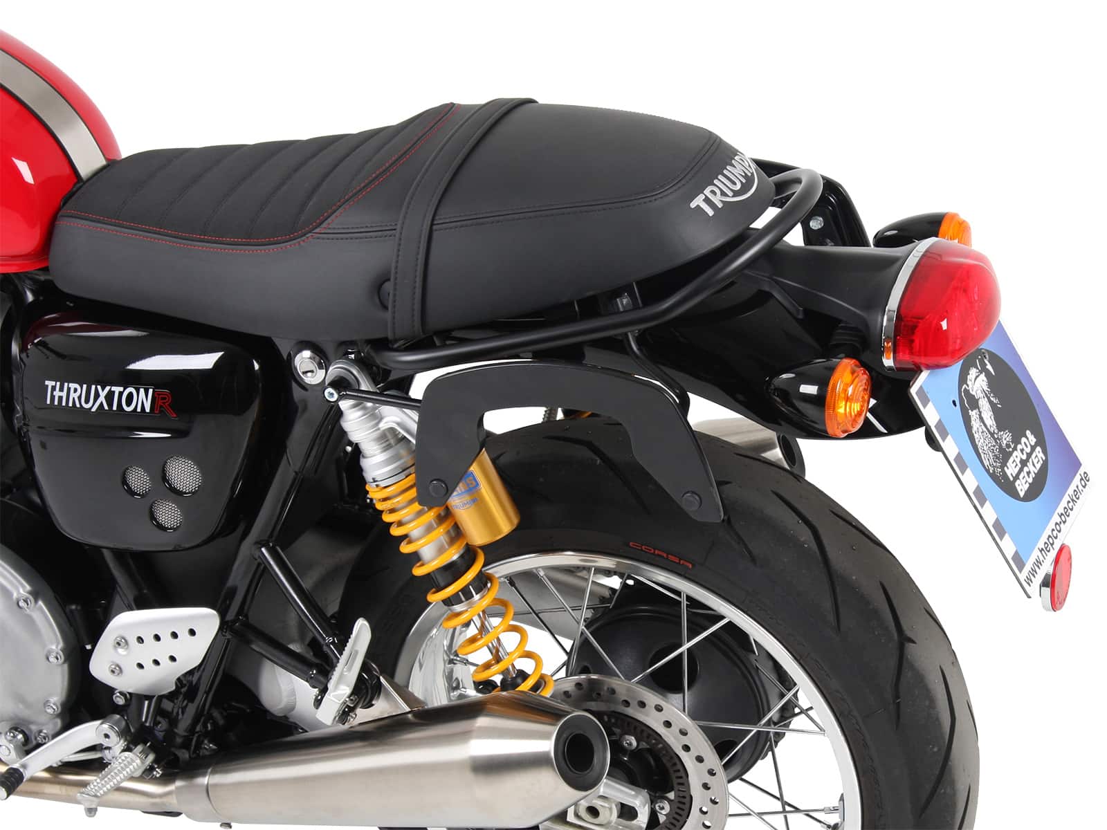 C-Bow Seitenträger chrom für Triumph Thruxton/R/RS (2016-2024)