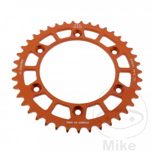 Alu-Kettenrad 41Z Teilung 520 orange JT Innendurchmesser 125 Lochkreis 150