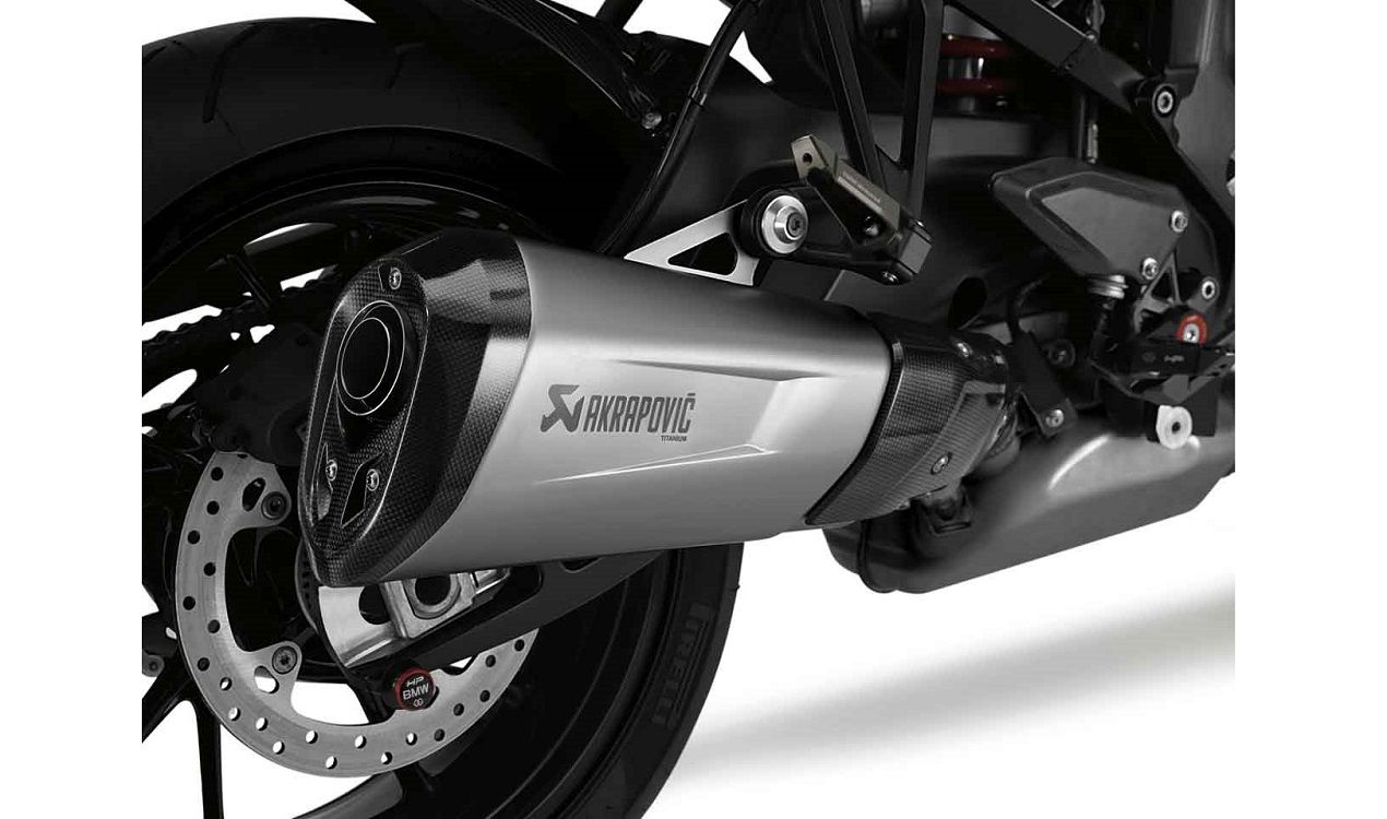 S1000XRAkraSportschalldA0201542 HP Sportschalldämpfer Auspuff Endschalldämpfer für BMW K49 S1000XR