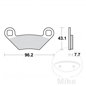 Bremsklotz Sinter SI TRW Alternative: 7370034