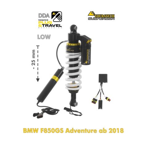 Touratech Suspension Tieferlegung Federbein -25mm für BMW F850GS Adventure (2018-2023) DDA / Plug & Travel
