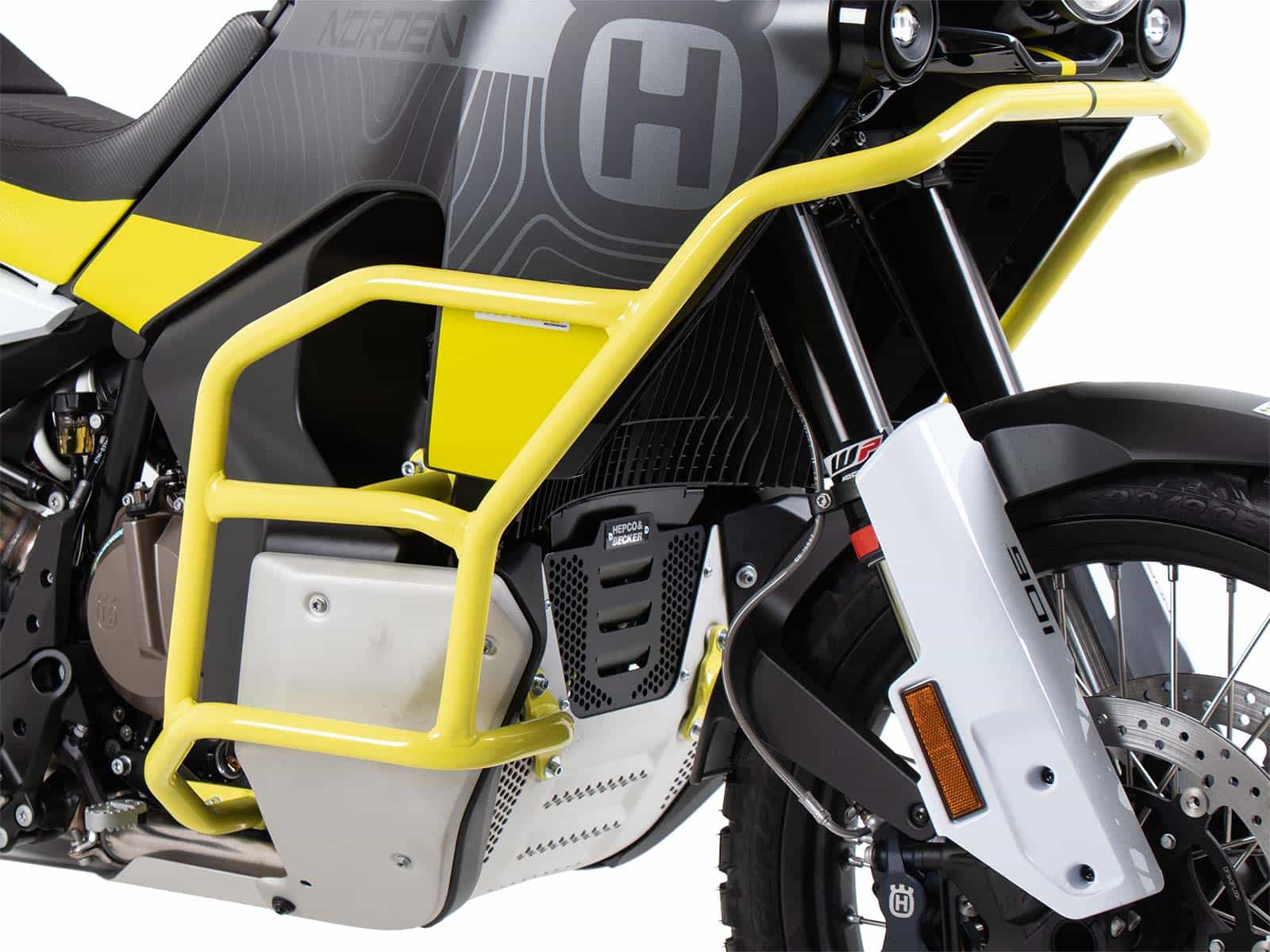 Motorschutzbügel "Solid" gelb für Husqvarna Norden 901 (2022-)