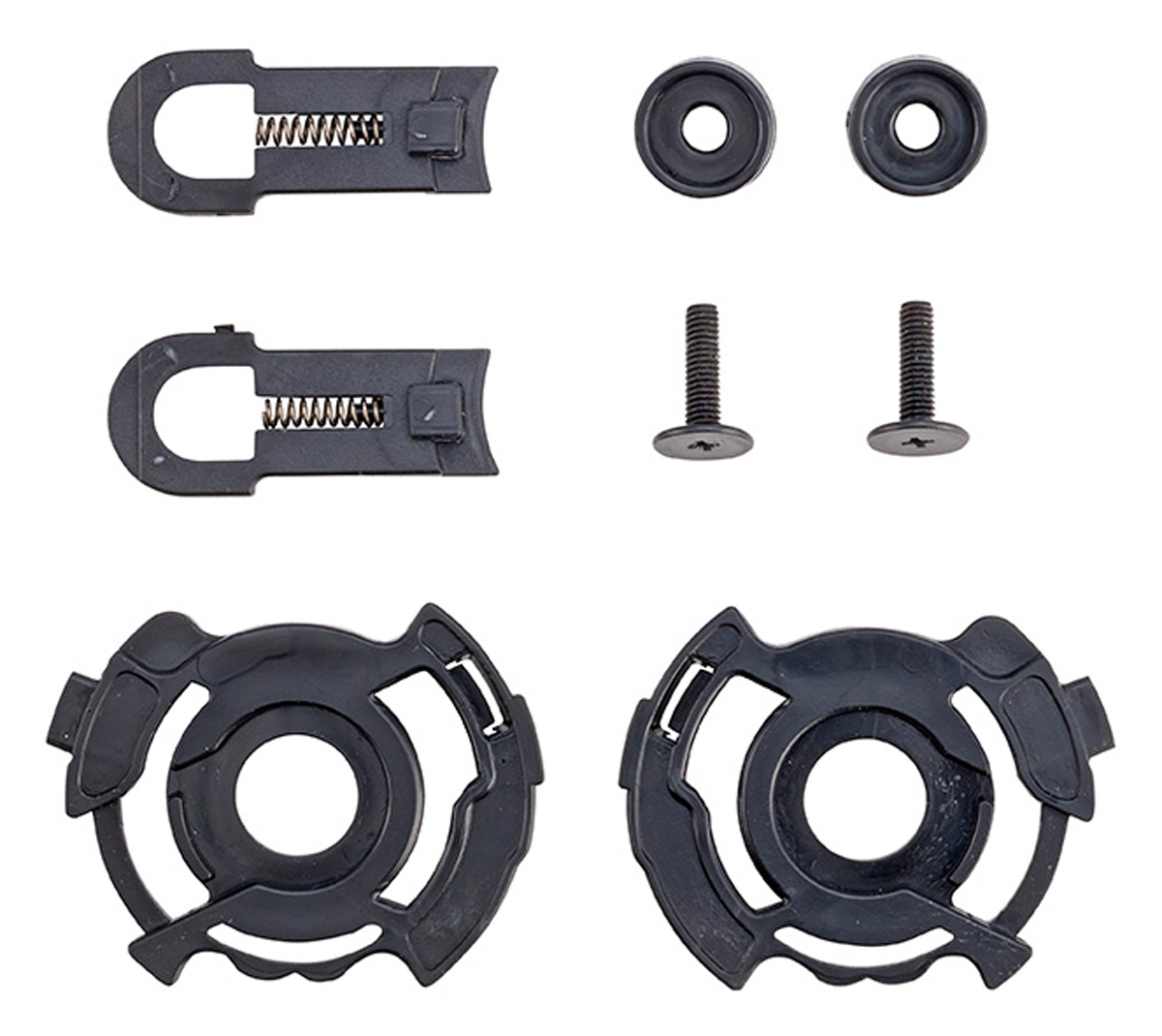 Visiermechanismus mit Schrauben für verschiedene HPS Helme