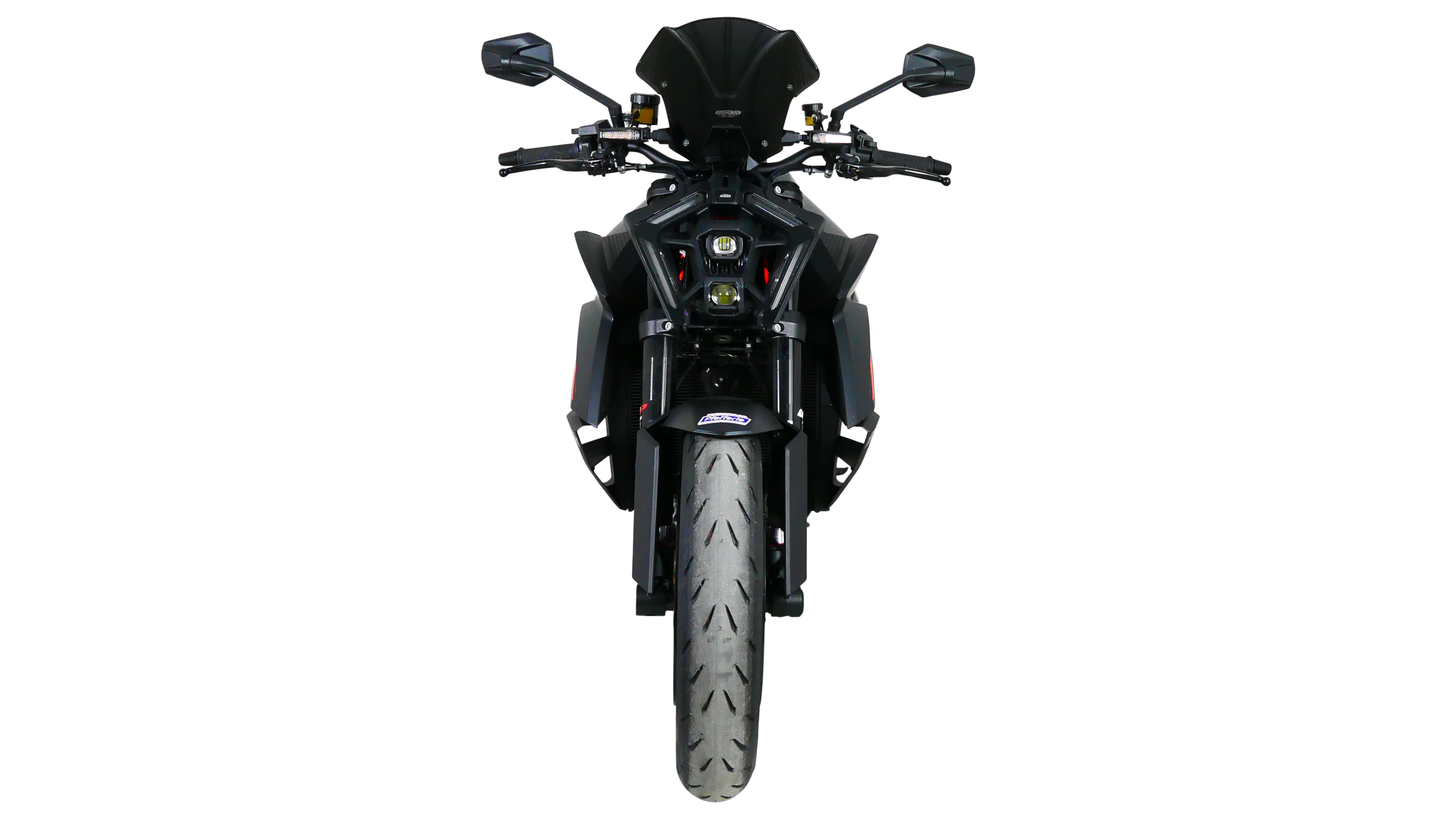 1390 SUPERDUKE R - Racingscheibe "NRM" 2024- - schwarz
