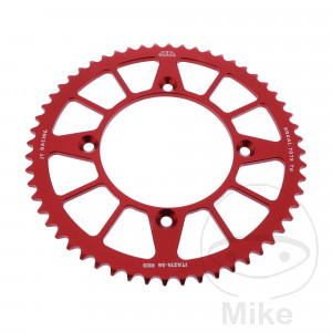 Alu-Kettenrad 56Z Teilung 420 rot JT Innendurchmesser 110 Lochkreis 130