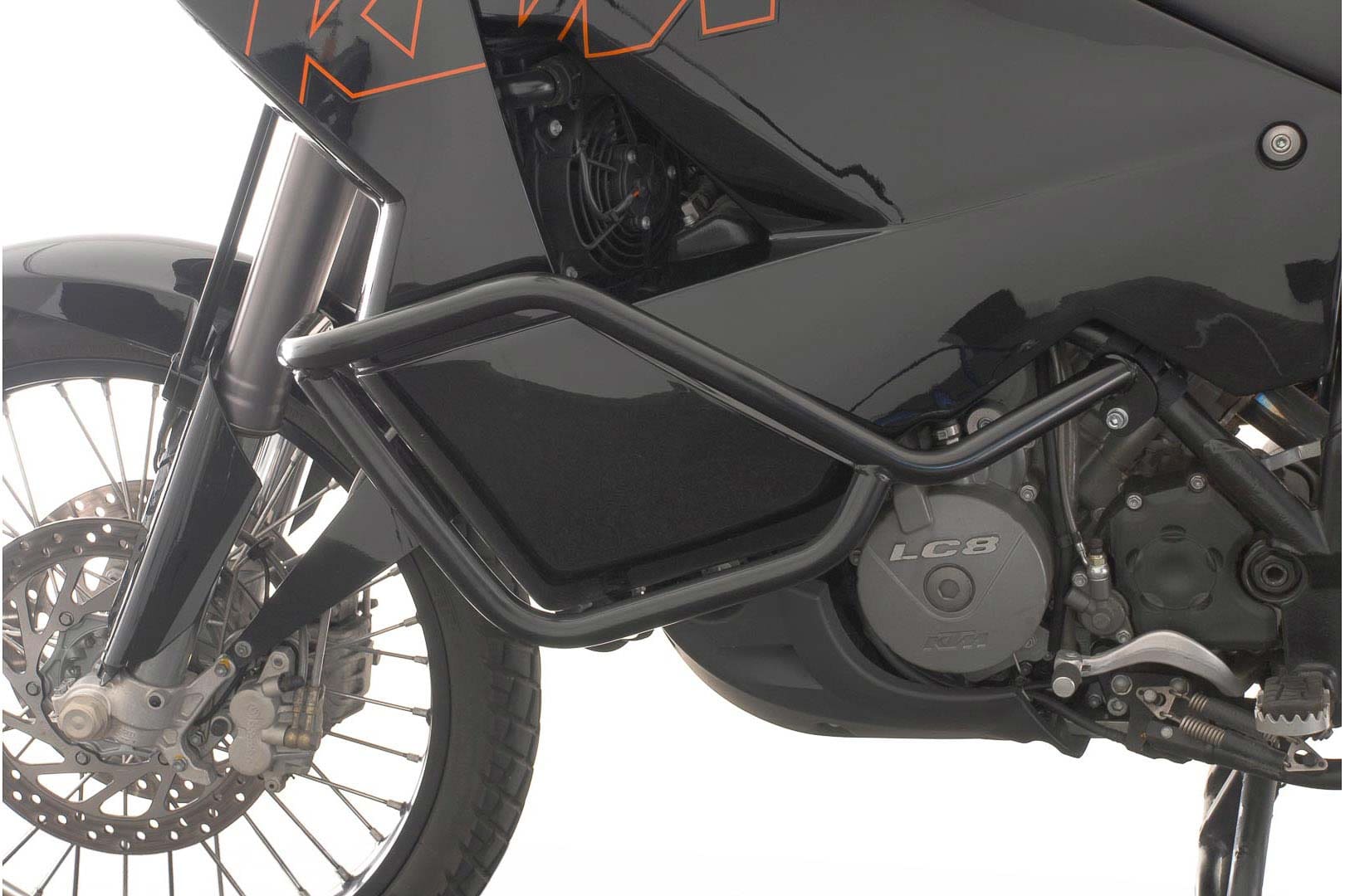 Sturzbügel Schwarz. KTM LC8 950/990 Adventure.