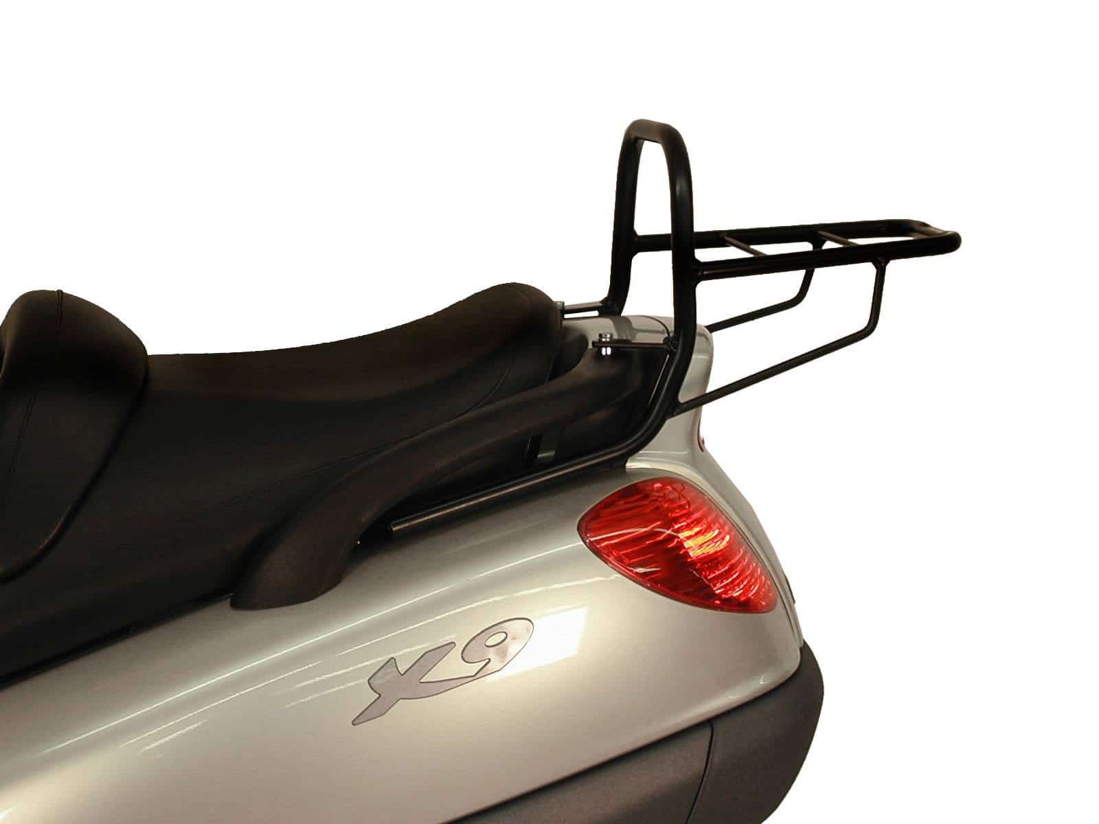 Rohrgepäckbrücke Topcaseträger schwarz für Piaggio X9 125 - 500 (2003-2009)