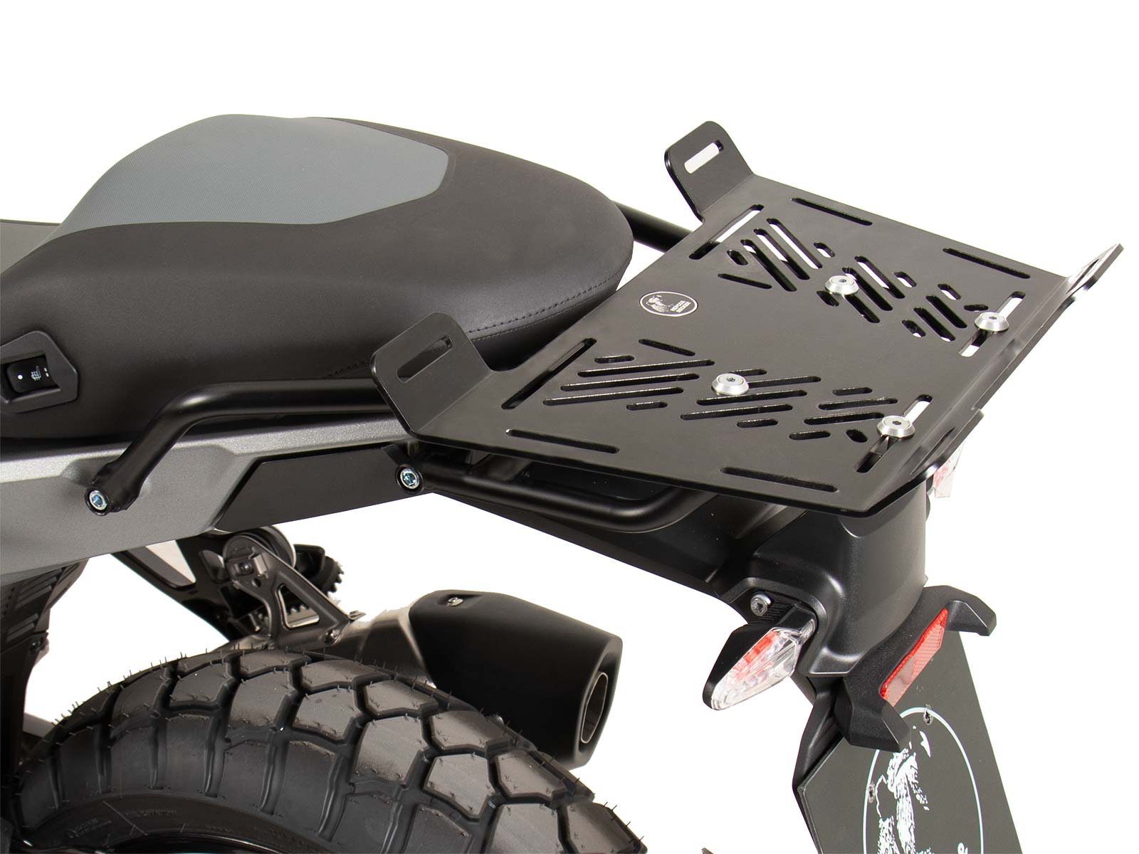 Gepäckbrückenverbreiterung klein schwarz für Kombination mit Seitenkofferträger für BMW R 1300 GS (2023-)