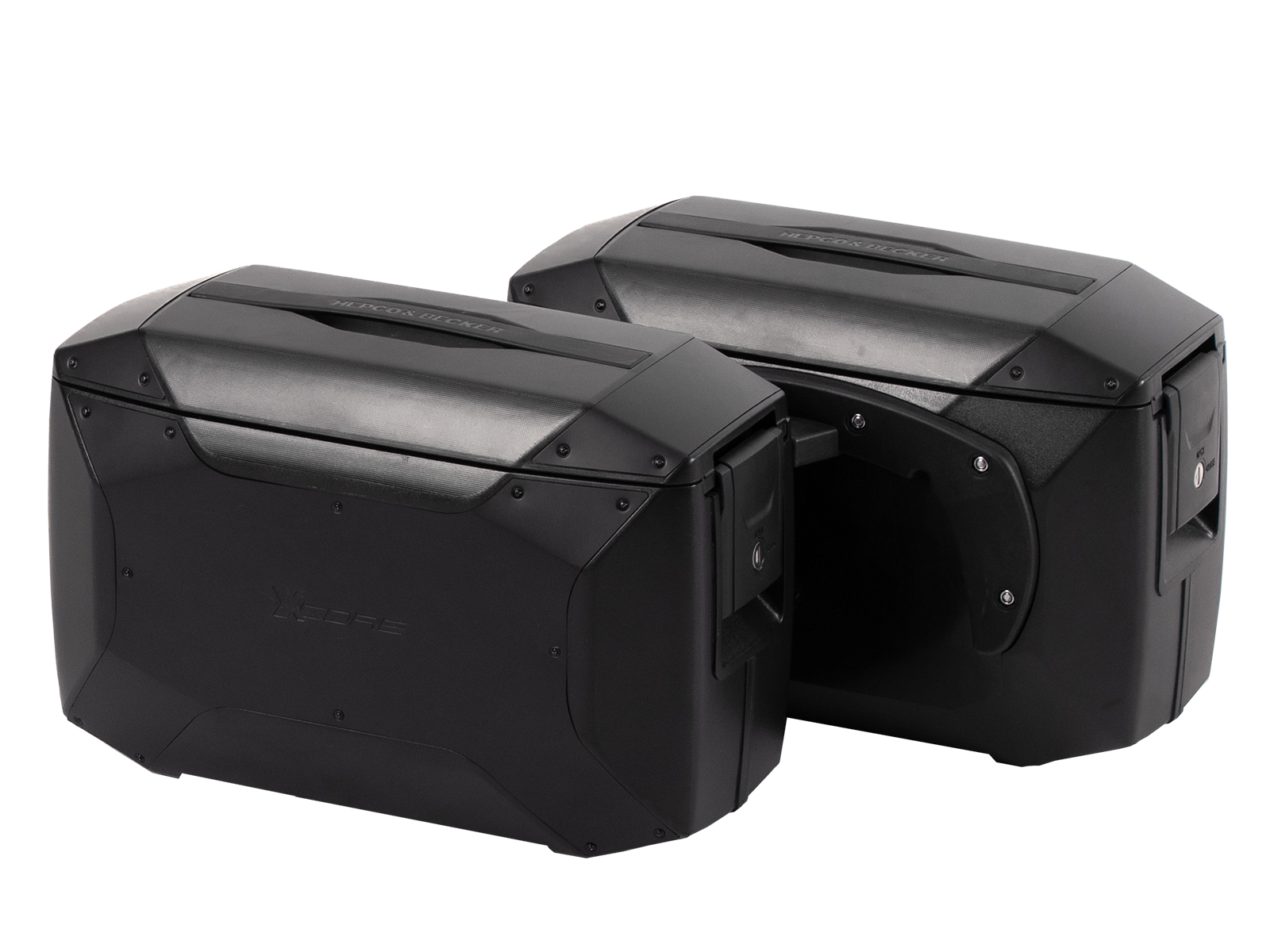 Xcore Seitenkofferset schwarz für C-Bow Träger