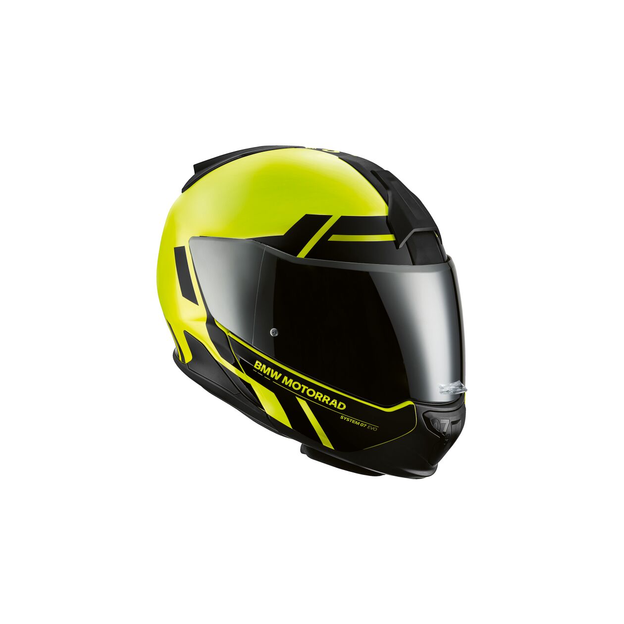 Helm-System-7-Carbon-Evo-Spectrum-Fluor-mit-schwarzem-Visier