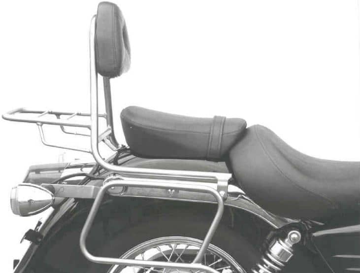 Sissybar mit Gepäckträger chrom für Honda VT 125 C2 Shadow (1999-2000)