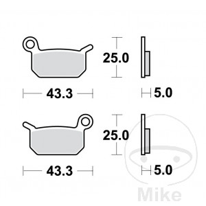 Bremsklotz Sinter SI TRW Alternative: 7320625