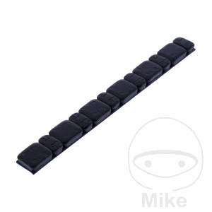 Klebegewicht Eisen Riegel 45 g JMP schwarz 5 / 2.5 gramm Inhalt 15