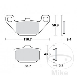 Bremsklotz Standard TRW Alternative: 7326952