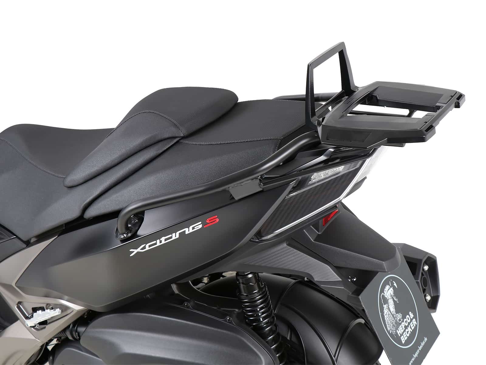 Alurack Topcaseträger schwarz für Kymco Xciting S 400 ABS (2018-2024)