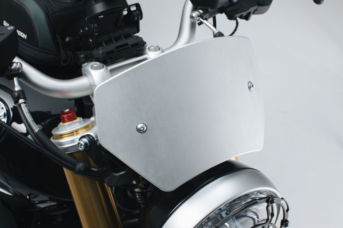 Windschild Silbern. BMW R nineT (14-).