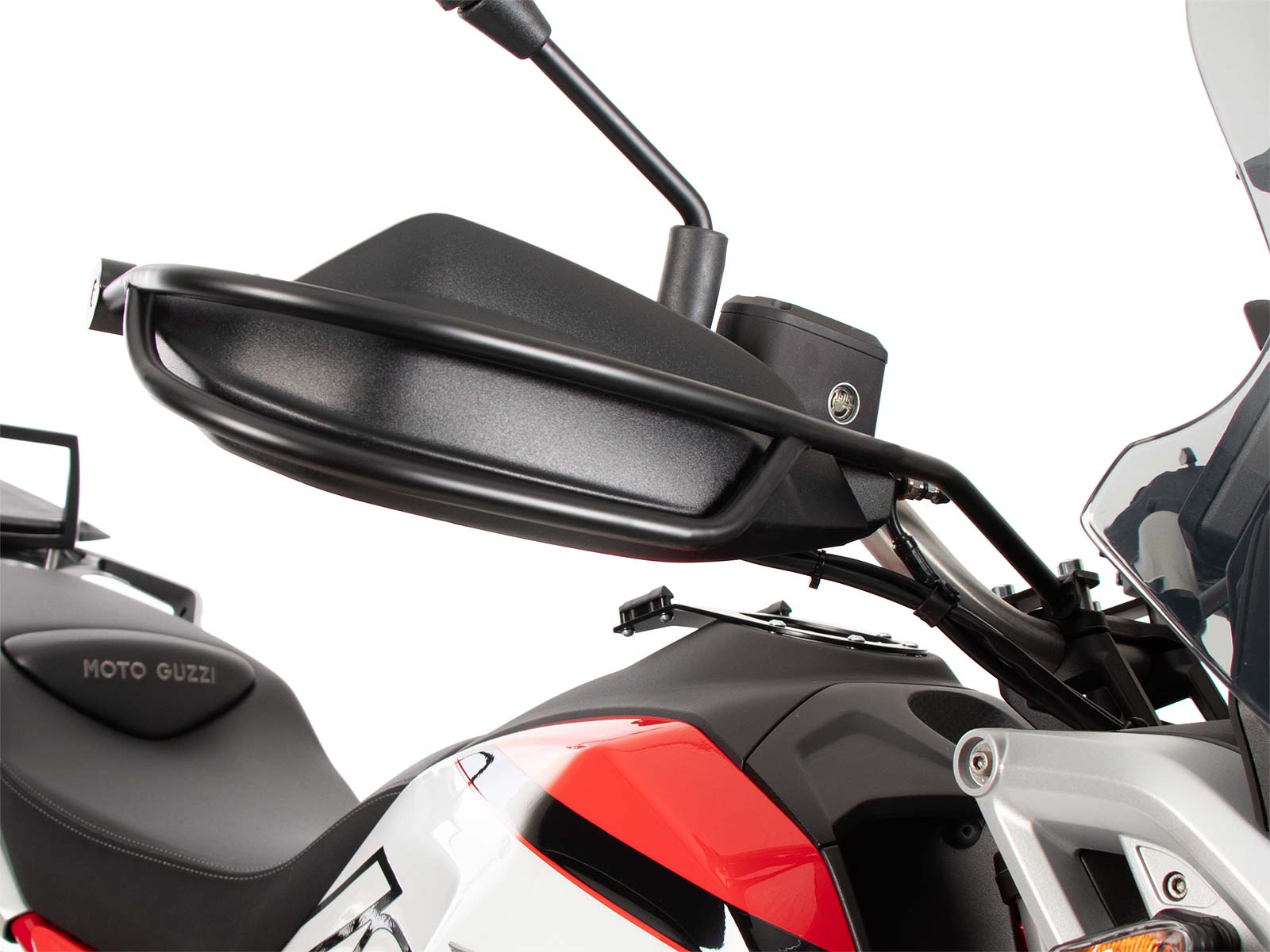 Griffschutz für Moto Guzzi V 85 TT / Strada / Travel (2024-) Set, schwarz (links + rechts)