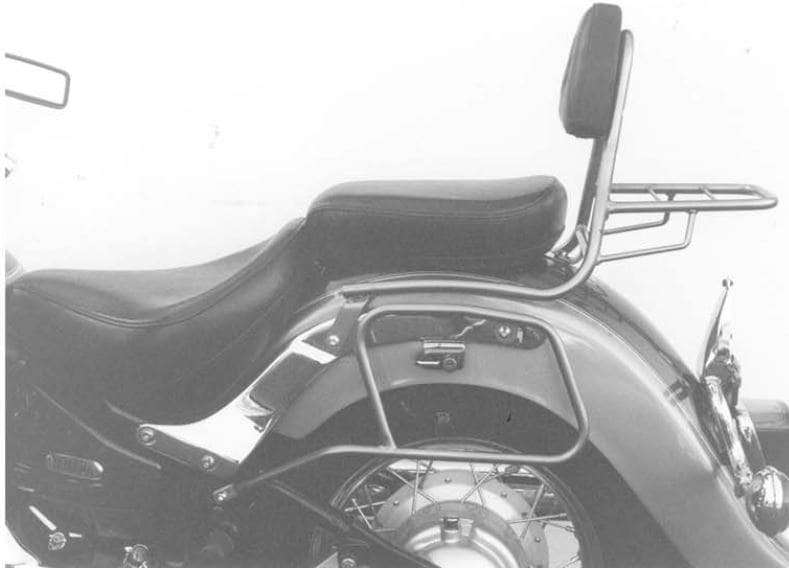 Sissybar ohne Gepäckträger chrom für Yamaha XVS 650 Drag Star Classic (1998-2007)