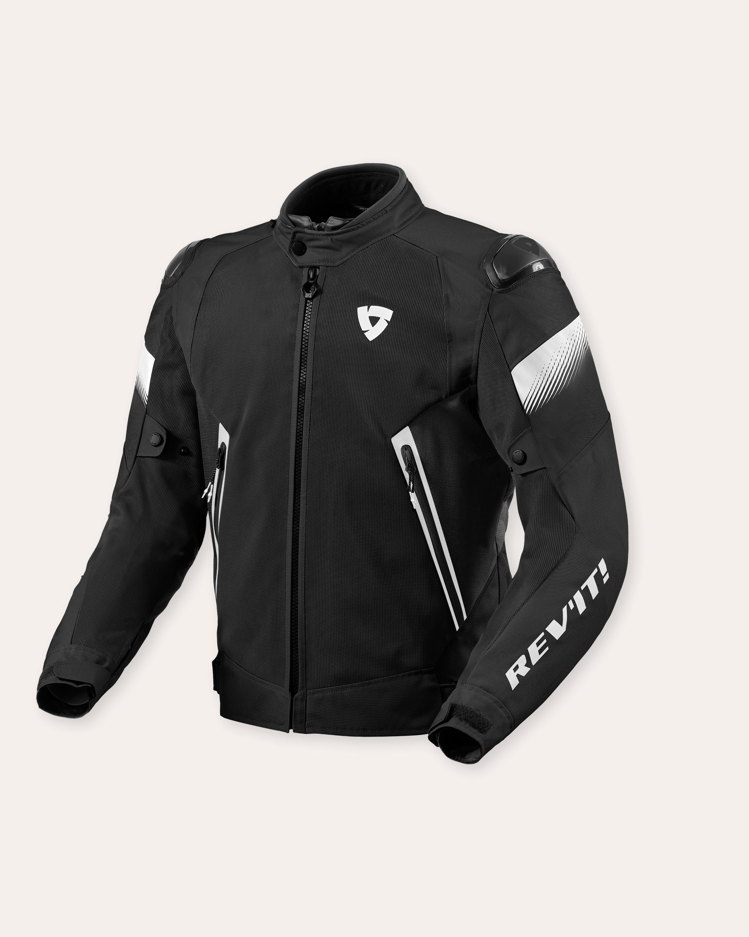 Jacke Control Air H2O Schwarz-Weiß L Standard