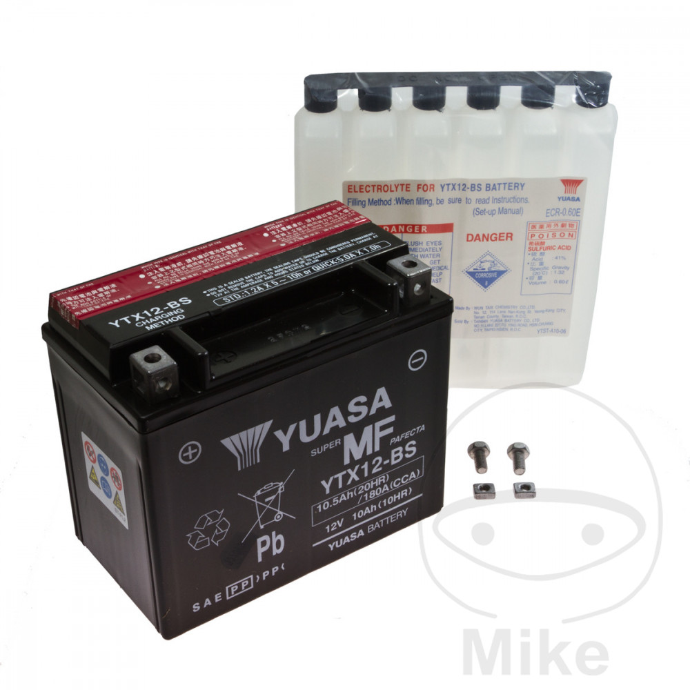 Batterie Motorrad YTX12-BS Yuasa Alternative: 7070171 7073661 3943