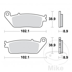 Bremsklotz Sinter Scooter TRW Alternative: 7322811