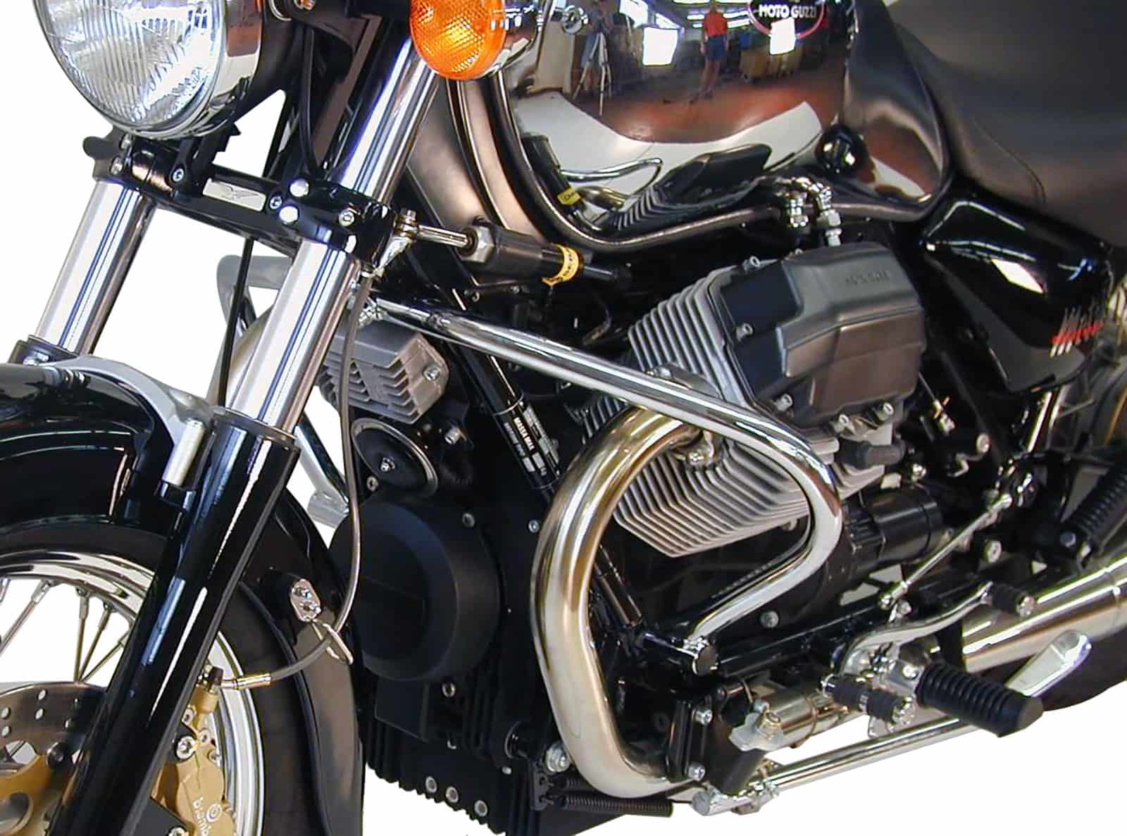 Motorschutzbügel chrom für Moto Guzzi California Jackal / Metal / Stone / Evolution (1999-2012)