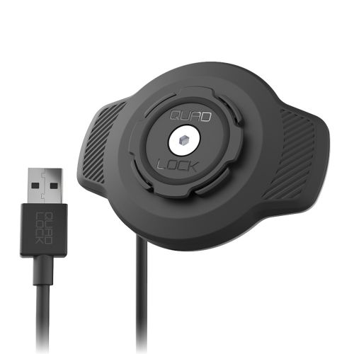 Quad Lock® Motorrad Waterproof Wireless Charging Ladekopf
