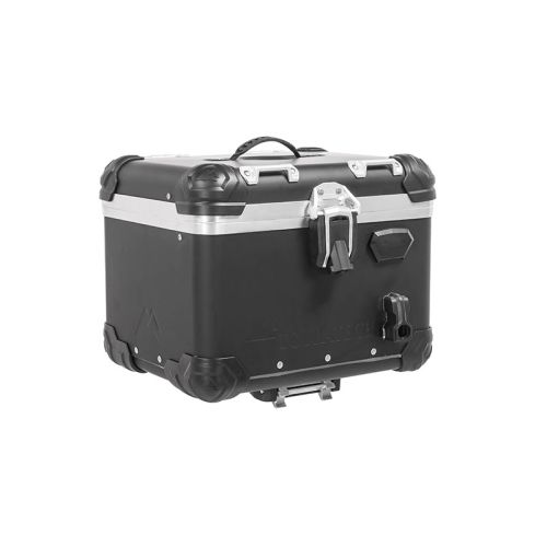 Motorrad Alu Topcase ZEGA Evo And-Black, 38 Liter mit Rapid Trap