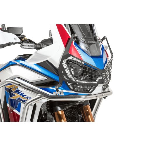 Scheinwerferschutz schwarz mit Schnellverschluss für Honda CRF1100L Adventure Sports (-2023) "OFFROAD USE ONLY"