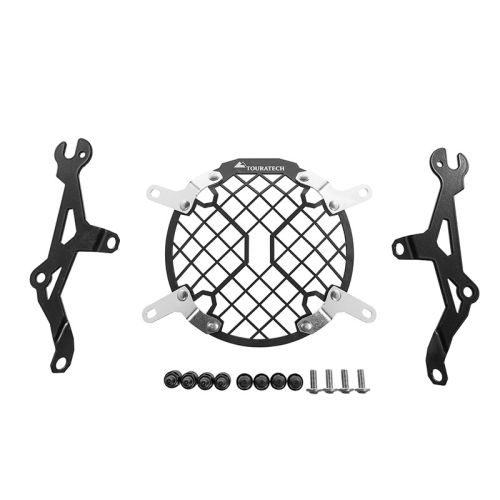 Scheinwerferschutz Aluminium mit Schnellverschluss für Triumph Scrambler 900 (-2017) *OFFROAD USE ONLY*