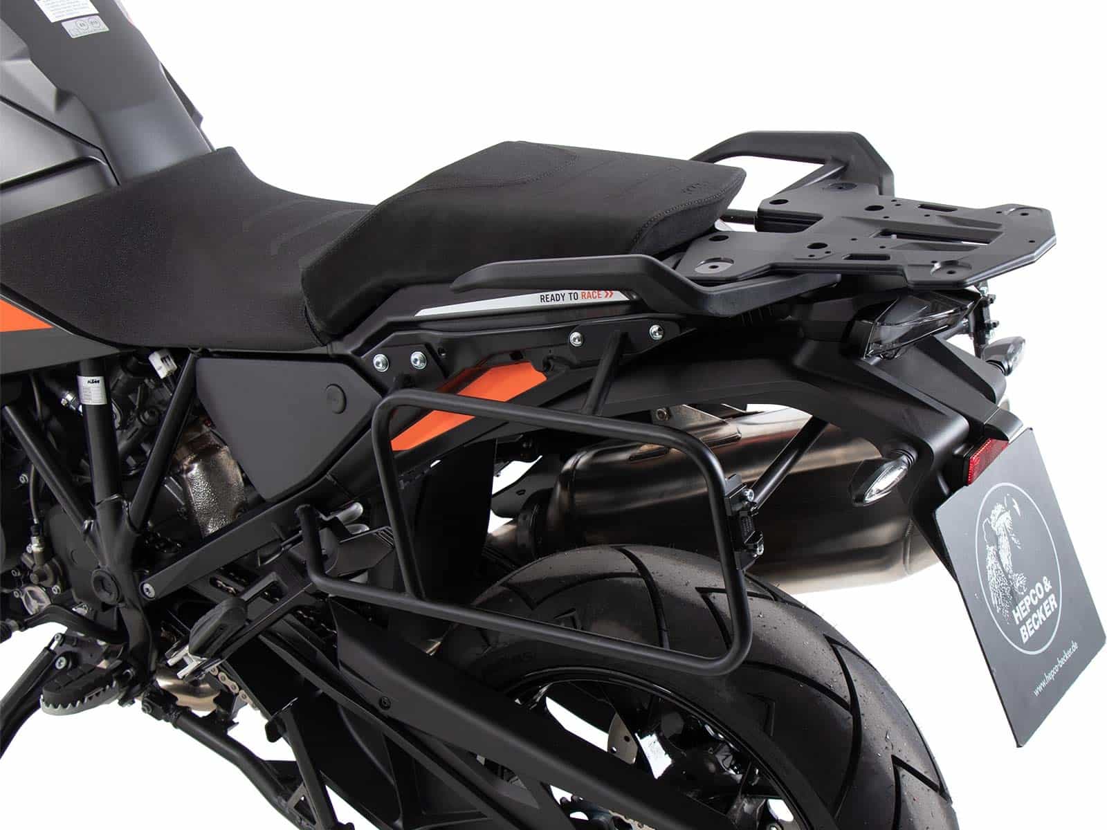 Seitenkofferträger festverschraubt schwarz für KTM 1290 Super Adventure S/R  (2021-2024)
