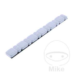 Klebegewicht Eisen Riegel 45 g JMP weiß 5 / 2.5 gramm Inhalt 15