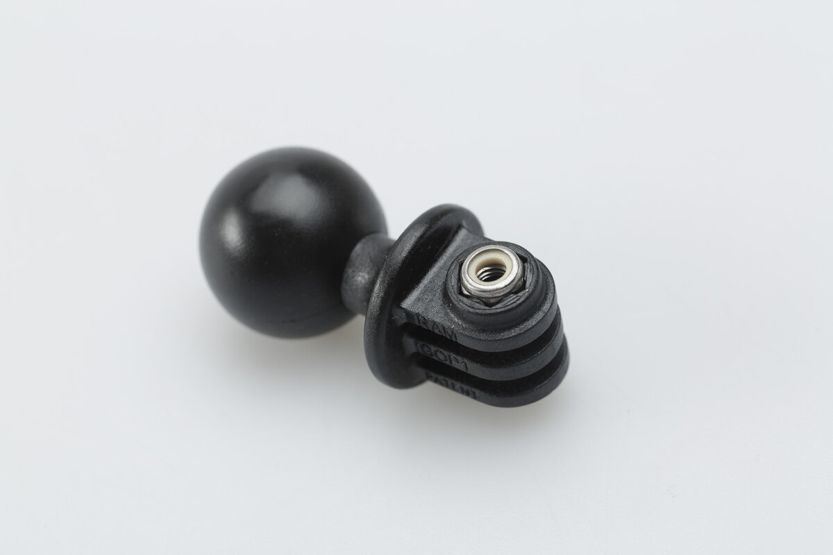 1" Kugel mit Aufnahme für GoPro Kamera