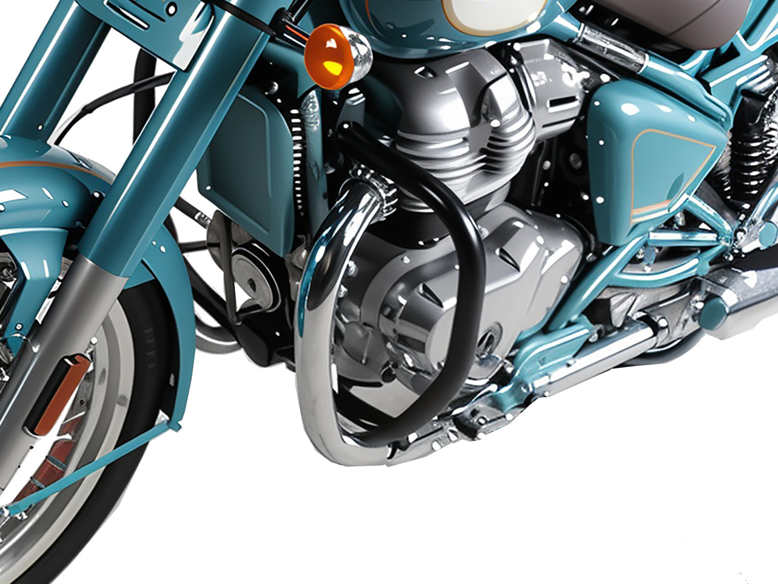 Motorschutzbügel schwarz für Royal Enfield Classic 650 (2025-)