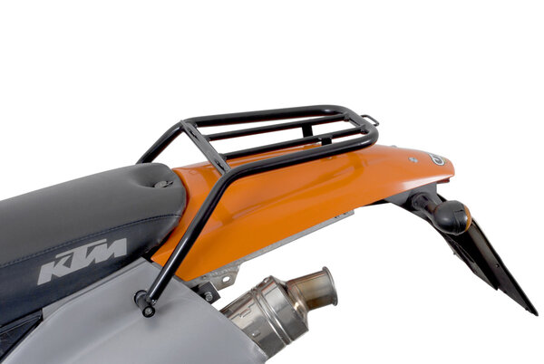 Stahlrohr-Gepäckträger Schwarz. KTM Modelle (96-07).