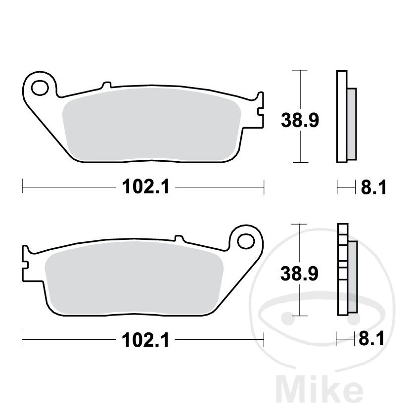 Bremsklotz Sinter Scooter TRW Alternative: 7322811