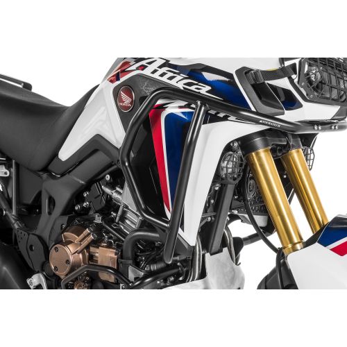 Sturzbügel Edelstahl schwarz, für Honda CRF1000L Africa Twin