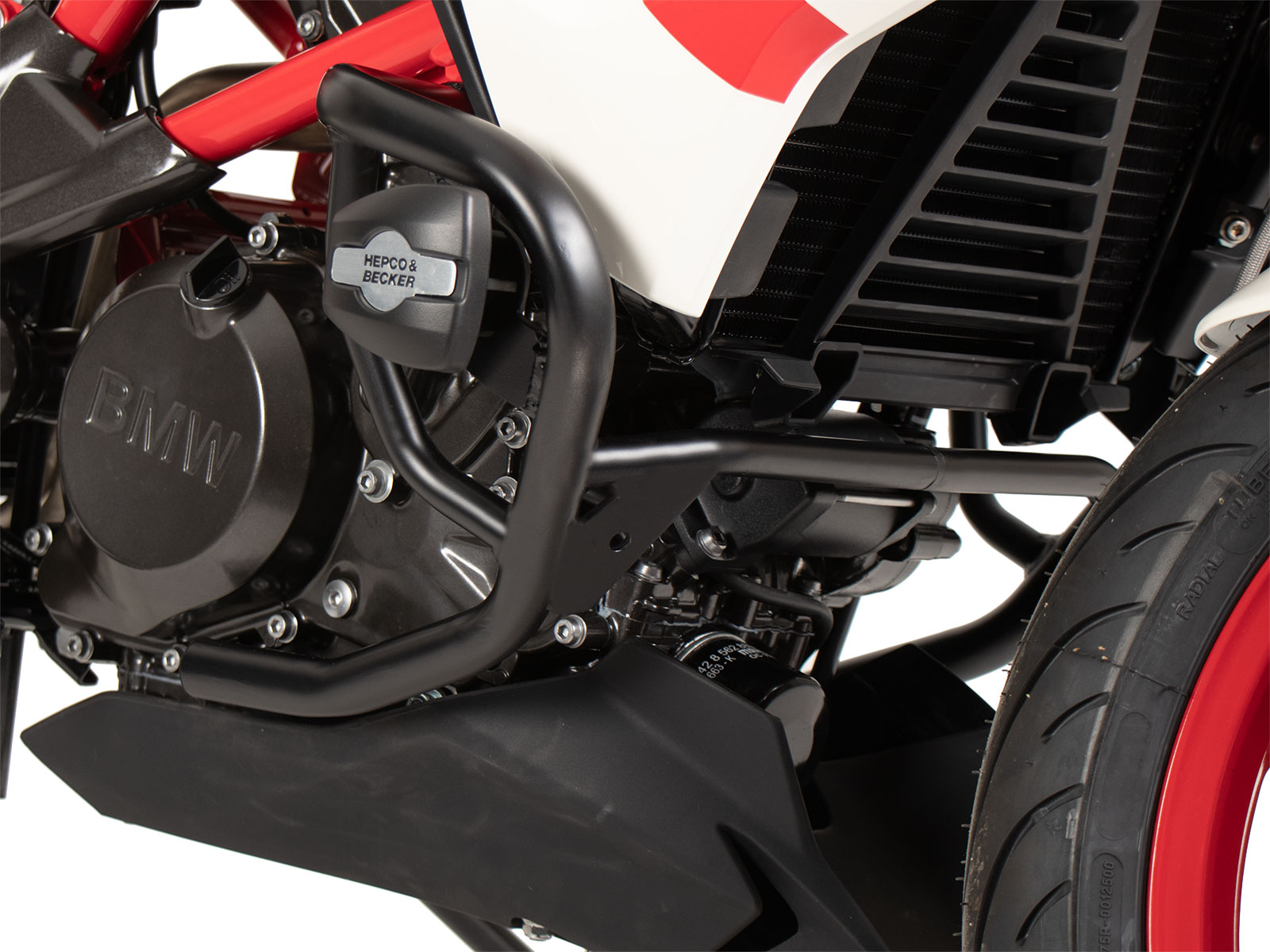Motorschutzbügel inkl. ProtectionPad schwarz für BMW G 310 GS (2017-2025)