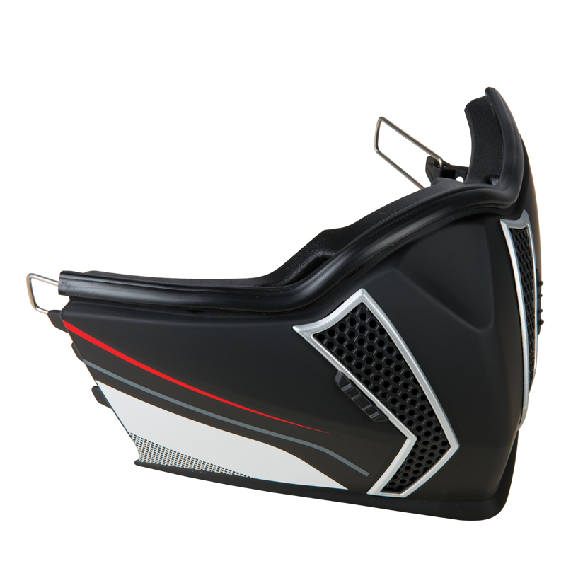 Kinnteil Winter schwarz matt für HPS X.01F Jet-Integral-Helm