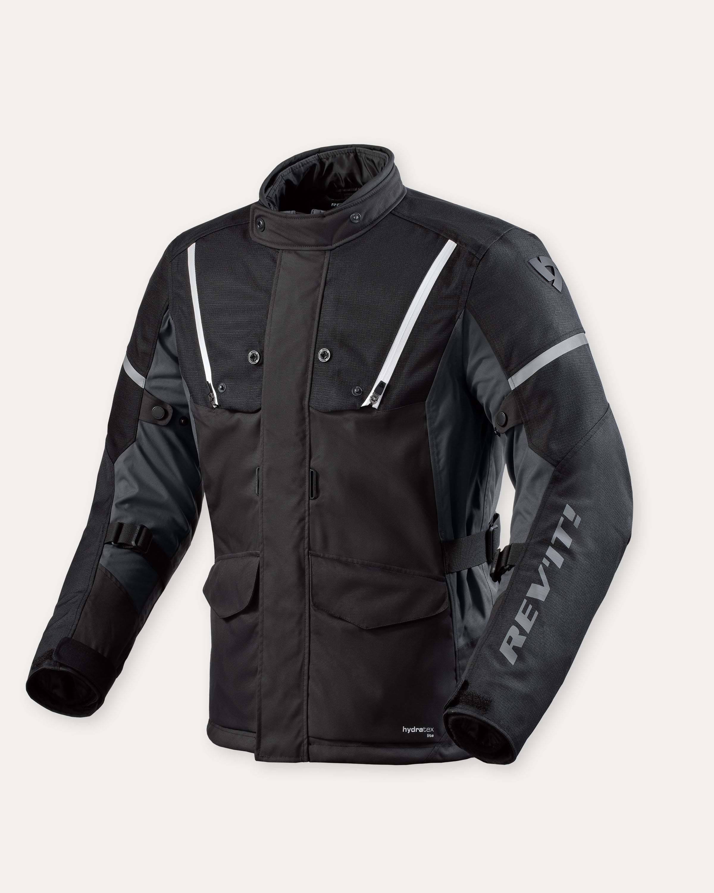 Jacke Horizon 3 H2O | Black-White - Schwarz-Weiß / S / Standard - Größe: S - Länge: Standard