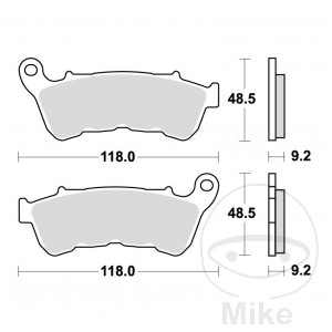 Bremsklotz Sinter vorne TRW Alternative: 7370106
