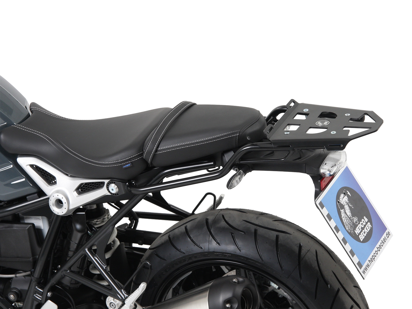 Minirack Softgepäck-Heckträger schwarz für BMW R nineT / Scrambler / Pure / Racer / Urban G/S (2014-2023)