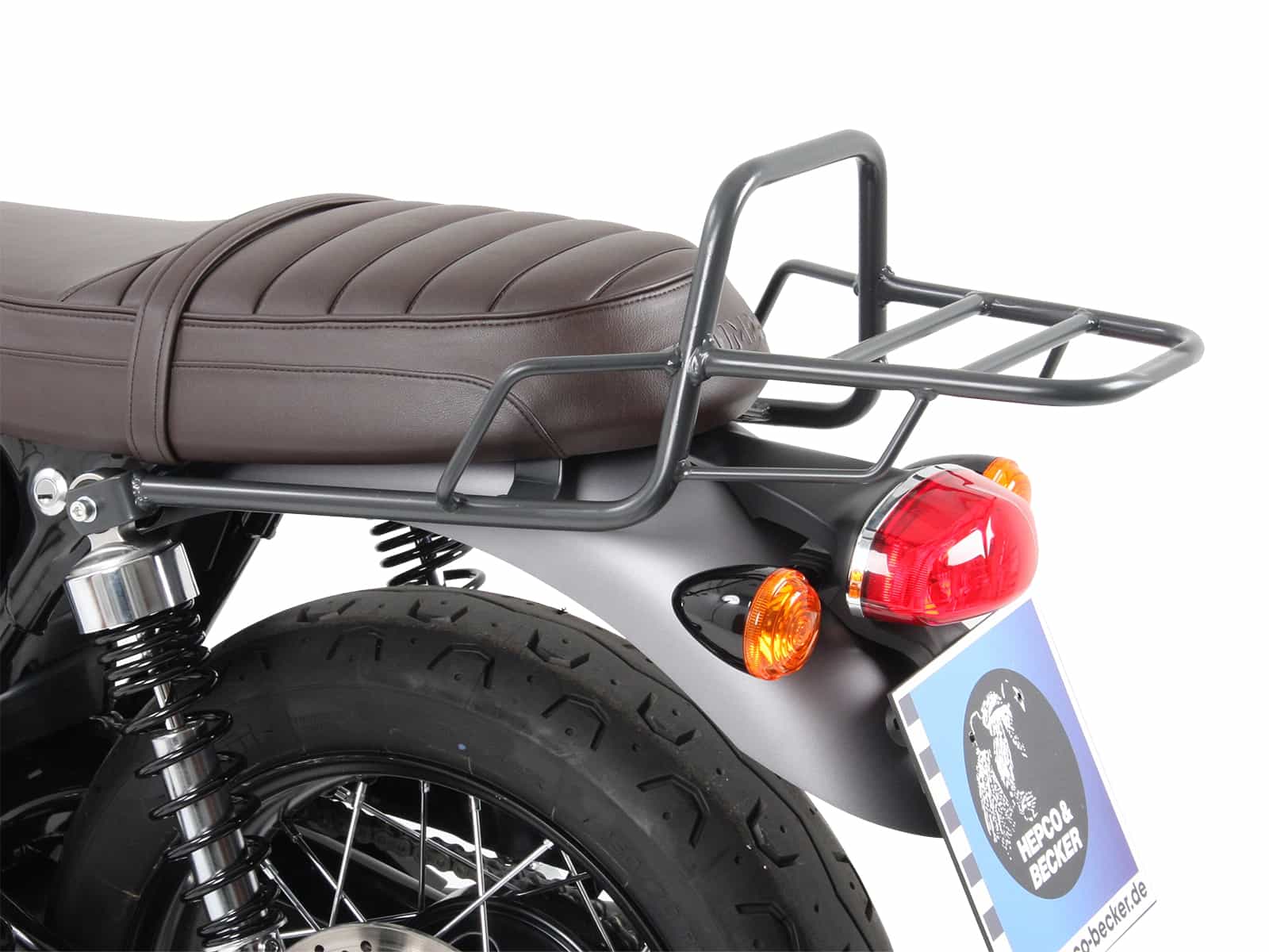 Rohrgepäckbrücke Topcaseträger schwarz für Triumph Bonneville T 120/Black (2016-)