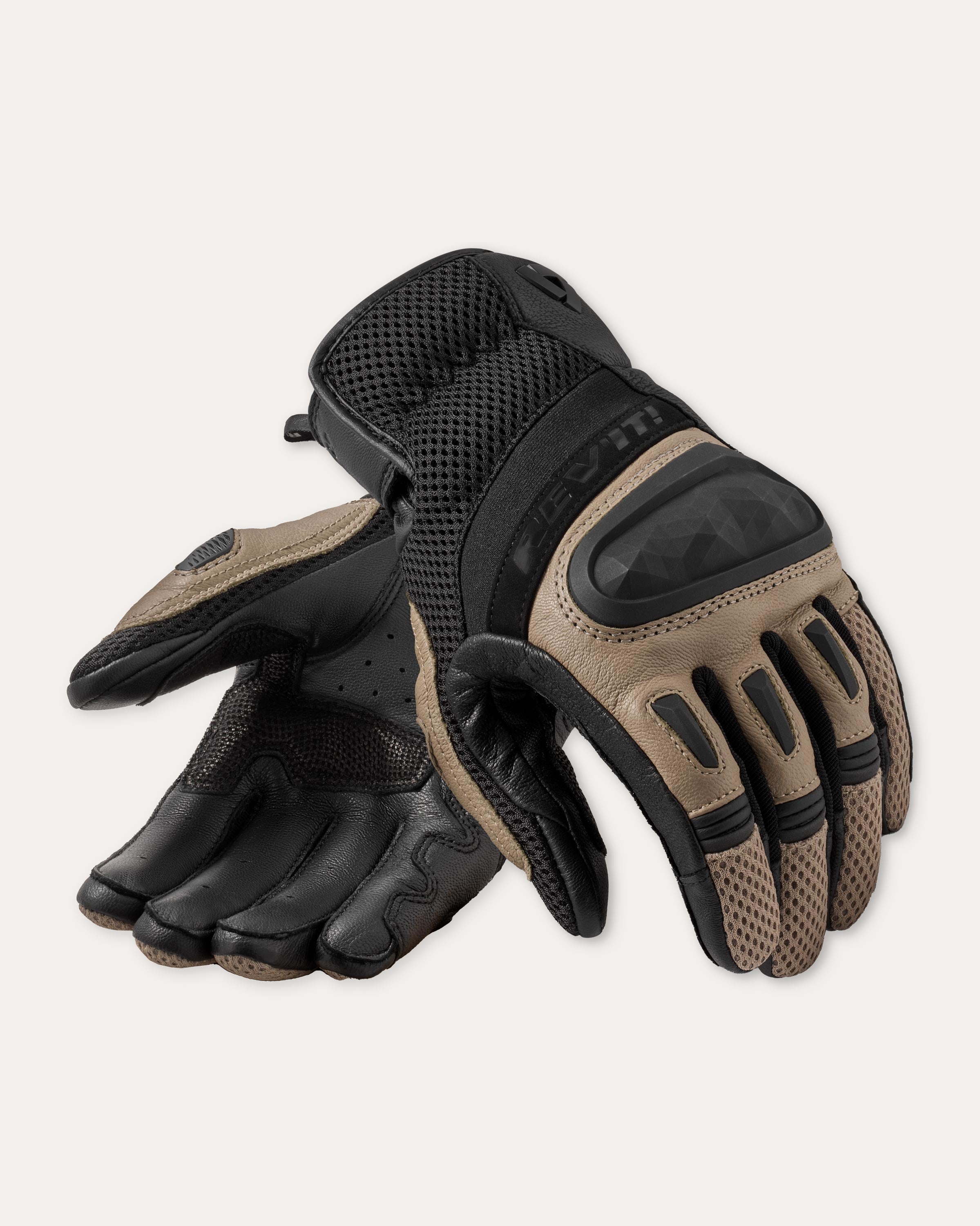 Handschuhe Dirt 4 Schwarz-Sand S Standard