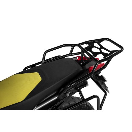 Motorrad Topcaseträger ZEGA / Gepäckbrücke schwarz für Aprilia Tuareg 660