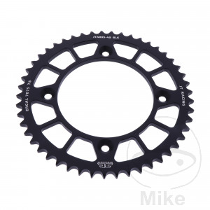 Alu-Kettenrad 49Z Teilung 428 schwarz JT Innendurchmesser 110 Lochkreis 132