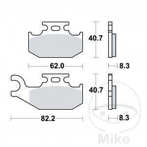 Bremsklotz Sinter SI TRW Alternative: 7322159